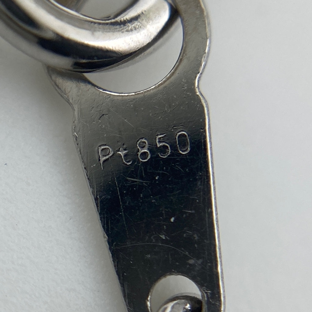 メレダイヤ デザインネックレス プラチナ ペンダント ネックレス Pt900 Pt850 ダイヤモンド レディース 【中古】nbjwl
