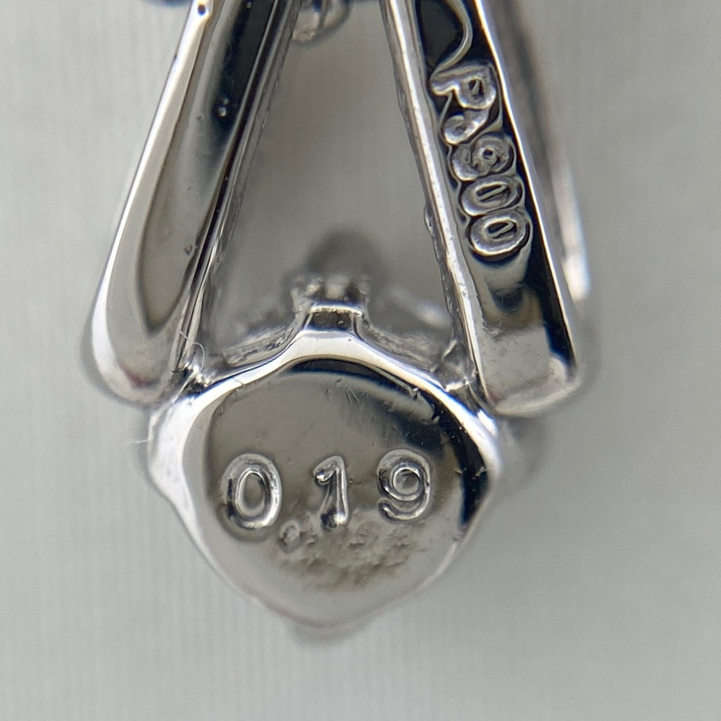 メレダイヤ デザインネックレス プラチナ ペンダント ネックレス Pt900 Pt850 ダイヤモンド レディース 【中古】nbjwl