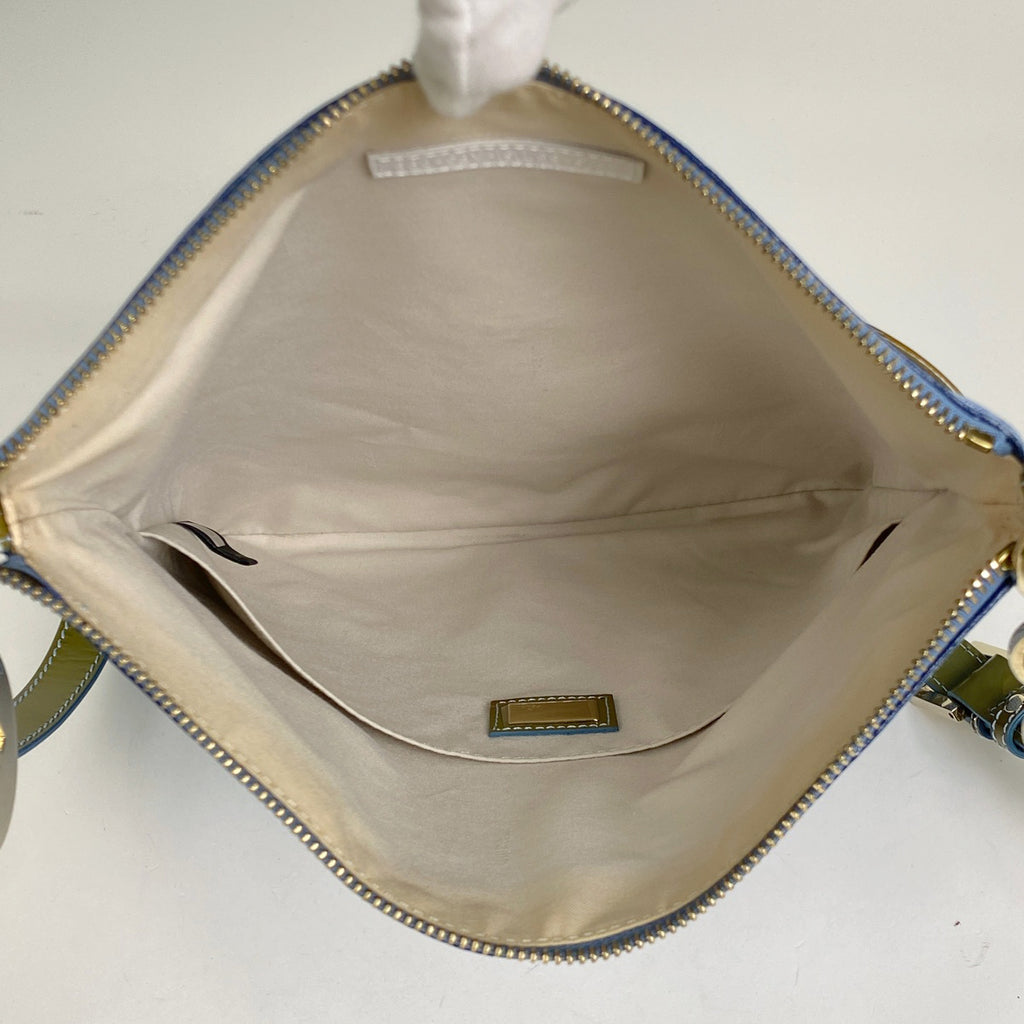 フェンディ ズッキーノ柄 ショルダーバッグ エナメル 斜め掛け ショルダーバッグ 8BT151 レディース 【中古】brbag