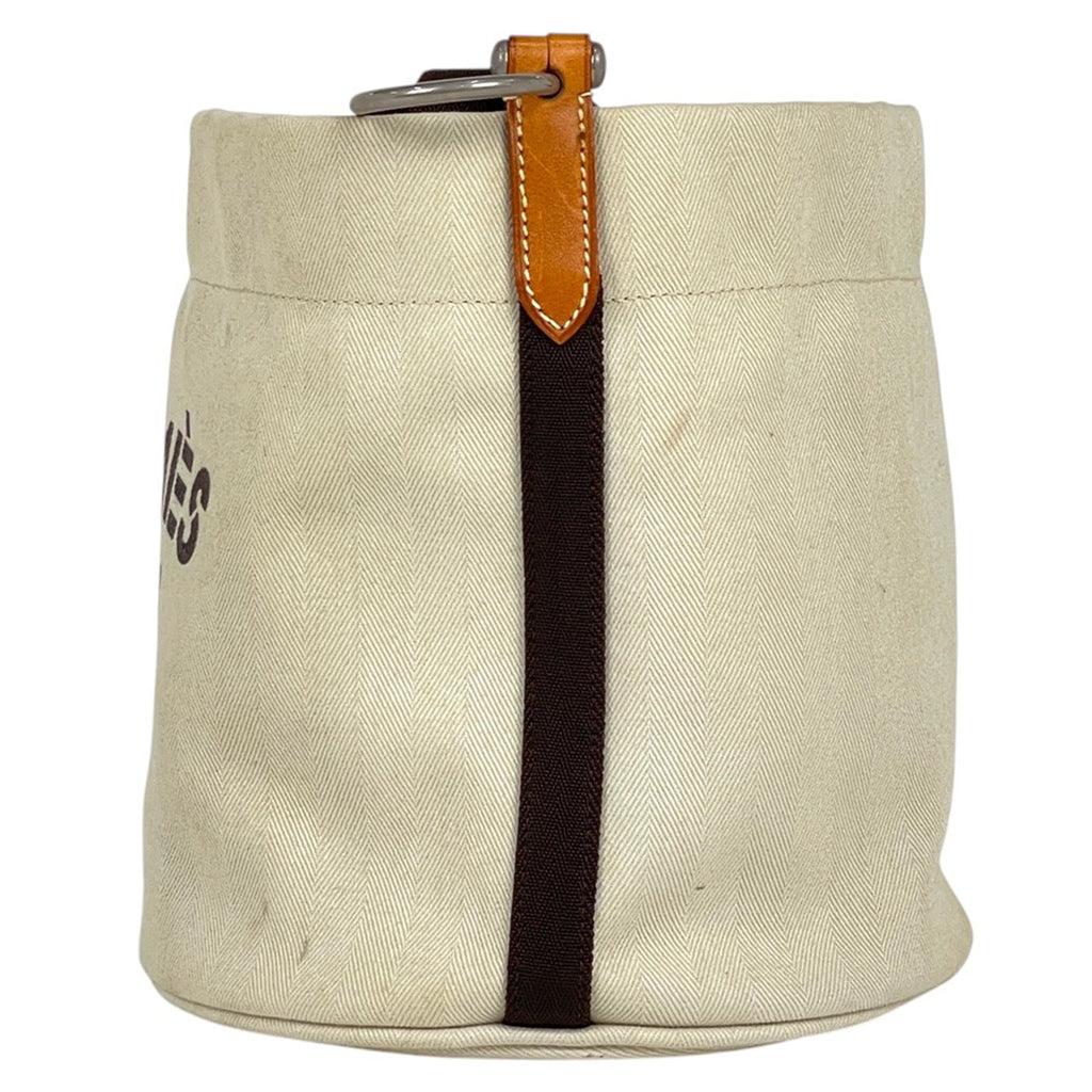エルメス サック ド パンサージュ 2WAY ショルダーバッグ ショルダーバッグ キャンバス アイボリー □L レディース 【中古】brbag