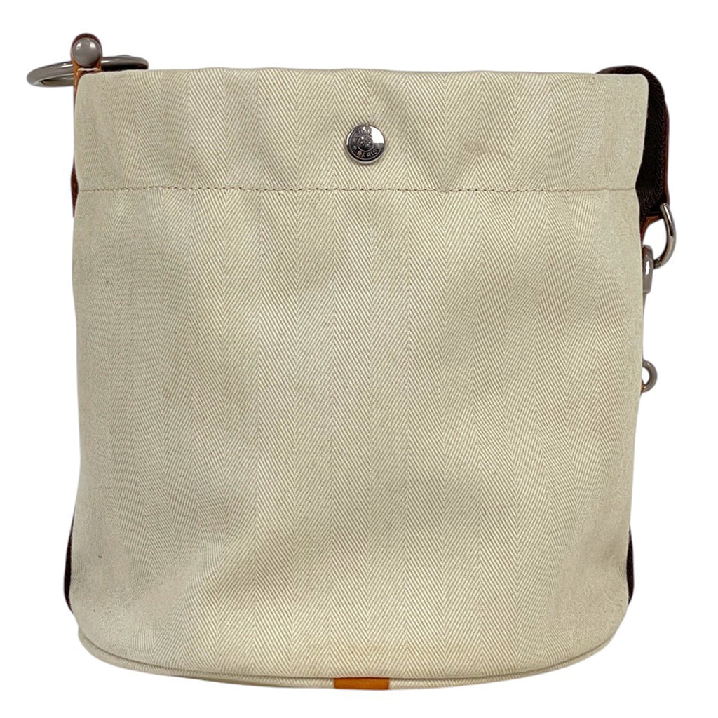 エルメス サック ド パンサージュ 2WAY ショルダーバッグ ショルダーバッグ キャンバス アイボリー □L レディース 【中古】brbag