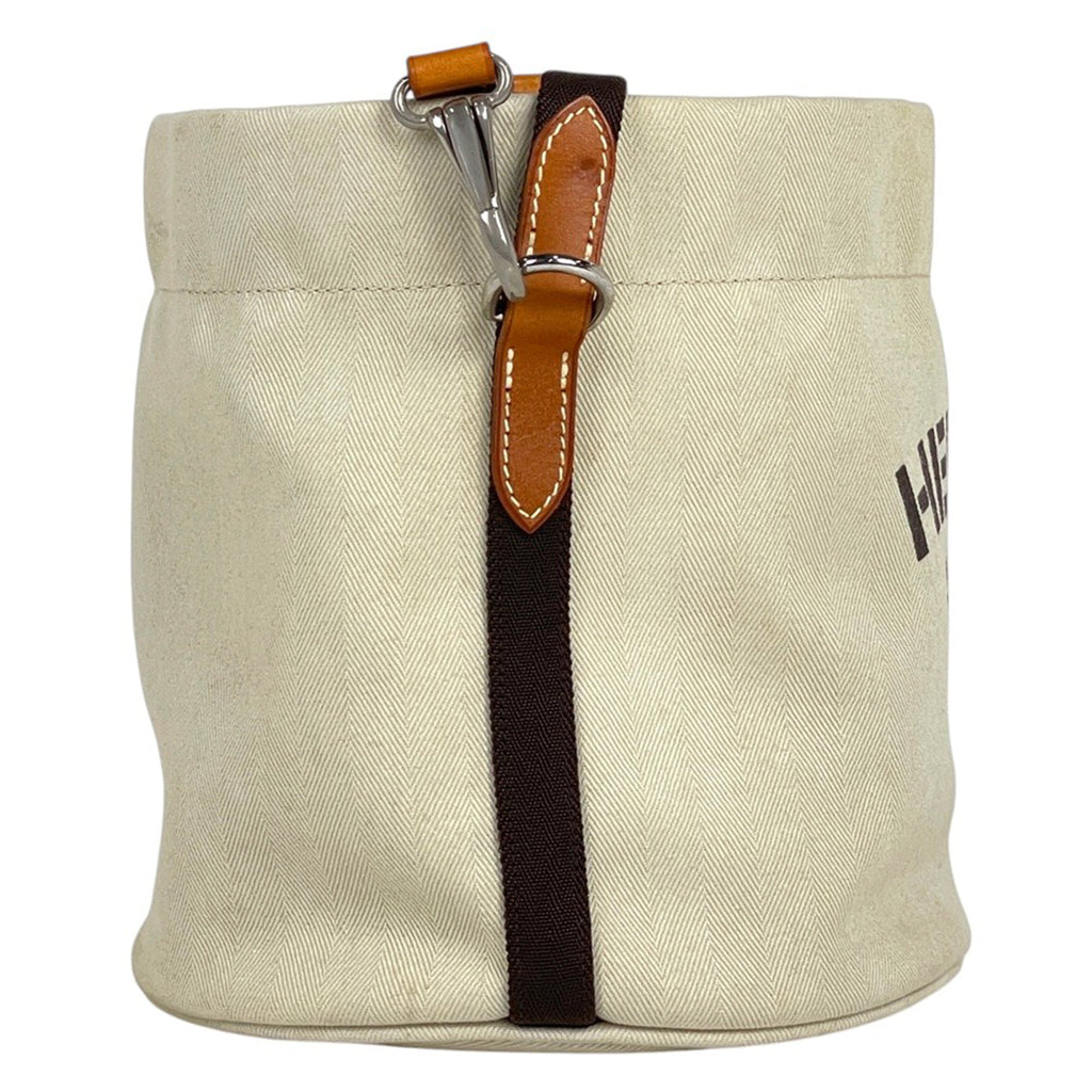 エルメス サック ド パンサージュ 2WAY ショルダーバッグ ショルダーバッグ キャンバス アイボリー □L レディース 【中古】brbag