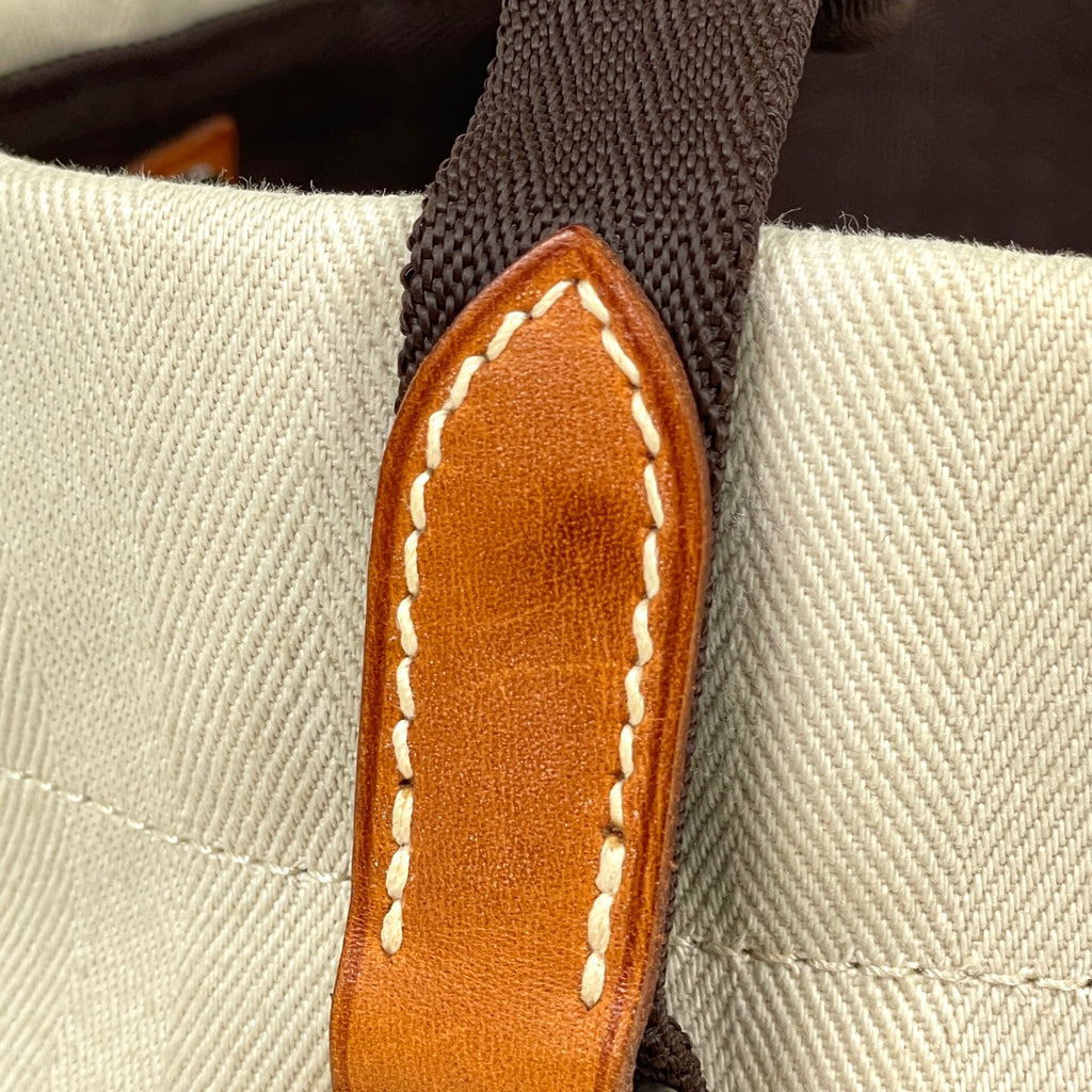 エルメス サック ド パンサージュ 2WAY ショルダーバッグ ショルダーバッグ キャンバス アイボリー □L レディース 【中古】brbag