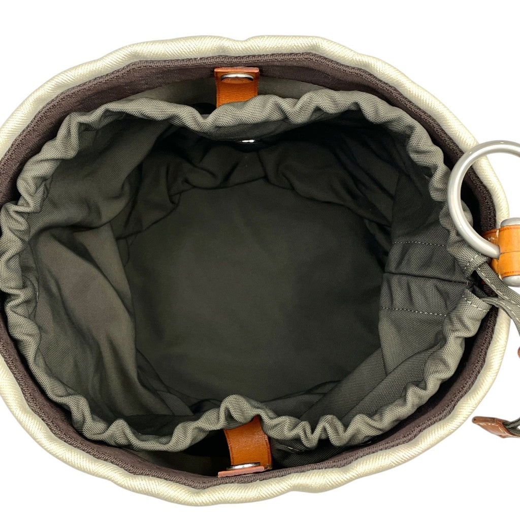 エルメス サック ド パンサージュ 2WAY ショルダーバッグ ショルダーバッグ キャンバス アイボリー □L レディース 【中古】brbag