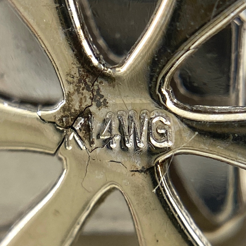 パール デザインネックレス WG ホワイトゴールド ネックレス K14 WG ダイヤモンド レディース 【中古】nbjwl