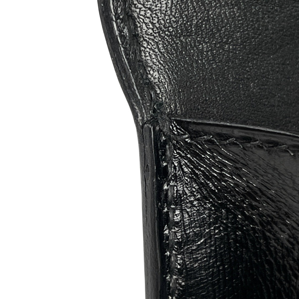 エルメス カデナロック ショルダーバッグ 肩掛け ショルダーバッグ ボックスカーフ ブラック 〇M レディース 【中古】brbag