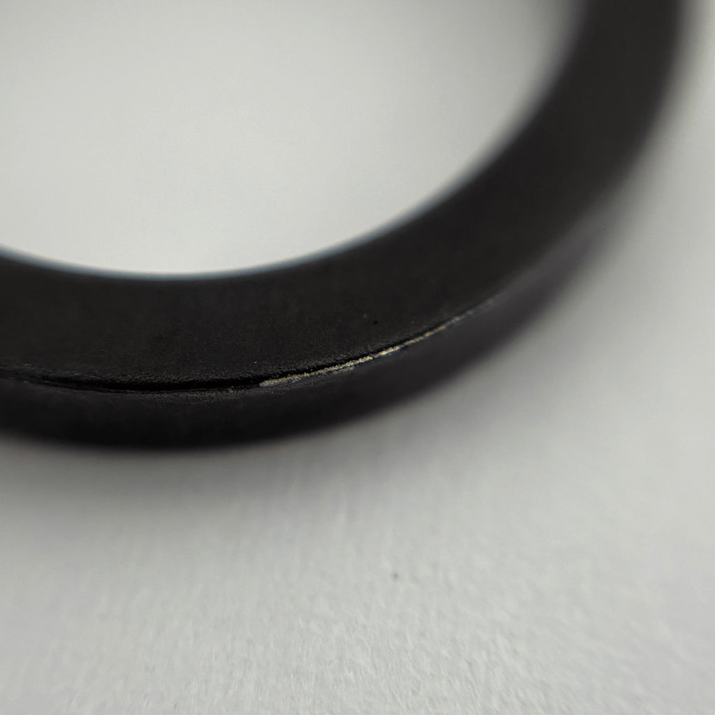 ティファニー ワイヤーリング Tスクエア 指輪 リング 9号 ステンレススチール ブラック レディース 【中古】bracc