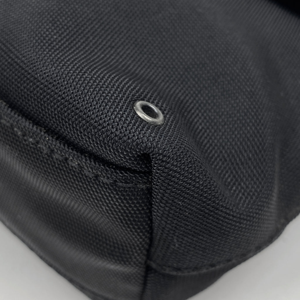 グッチ ロゴ ウエストバッグ ウエストポーチ ボディバッグ キャンバス ブラック 92543 レディース 【中古】brbag