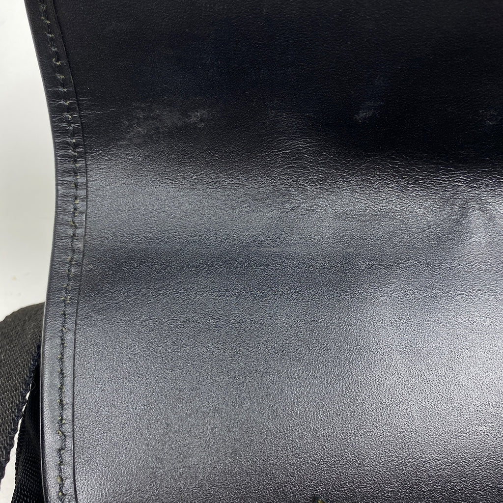 グッチ ロゴ ウエストバッグ ウエストポーチ ボディバッグ キャンバス ブラック 92543 レディース 【中古】brbag