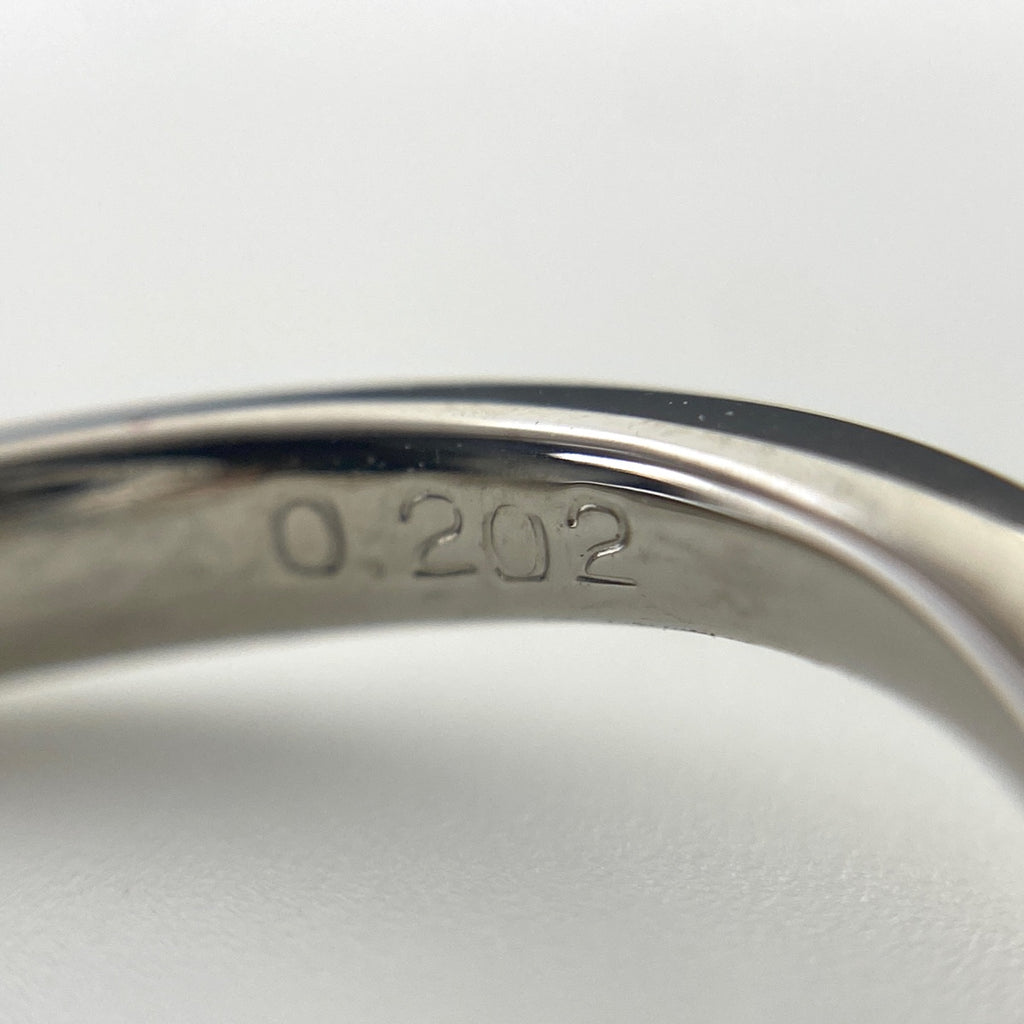 ヨンドシー ダイヤモンド デザインリング プラチナ 指輪 リング 10号 Pt1000 ダイヤモンド レディース 【中古】brjwl