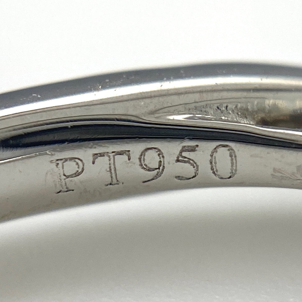 ティファニー ハーモニー リング プラチナ 指輪 メレダイヤ リング 6号 Pt950 ダイヤモンド レディース 【中古】brjwl