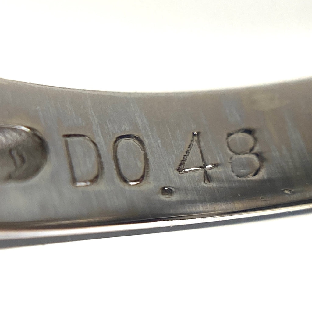 パール デザインリング プラチナ 指輪 メレダイヤ 真珠 リング 11号 Pt900 パール ダイヤモンド レディース 【中古】nbjwl