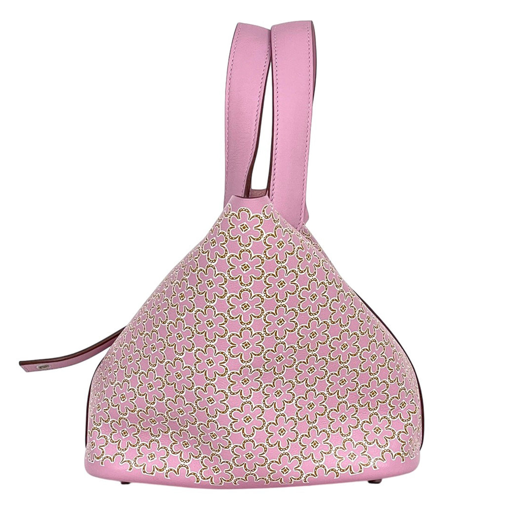 エルメス ピコタンロック PM ミニバッグ ラッキーデイジー ハンドバッグ ヴォースイフト モーヴシルベストル U レディース 【中古】brbag