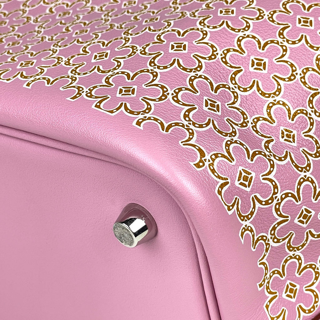 エルメス ピコタンロック PM ミニバッグ ラッキーデイジー ハンドバッグ ヴォースイフト モーヴシルベストル U レディース 【中古】brbag