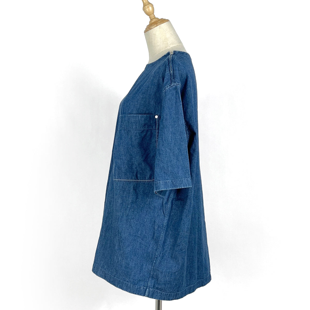 バイセル公式】【在庫一掃】 エルメス ポケット デニム シャツ 半袖