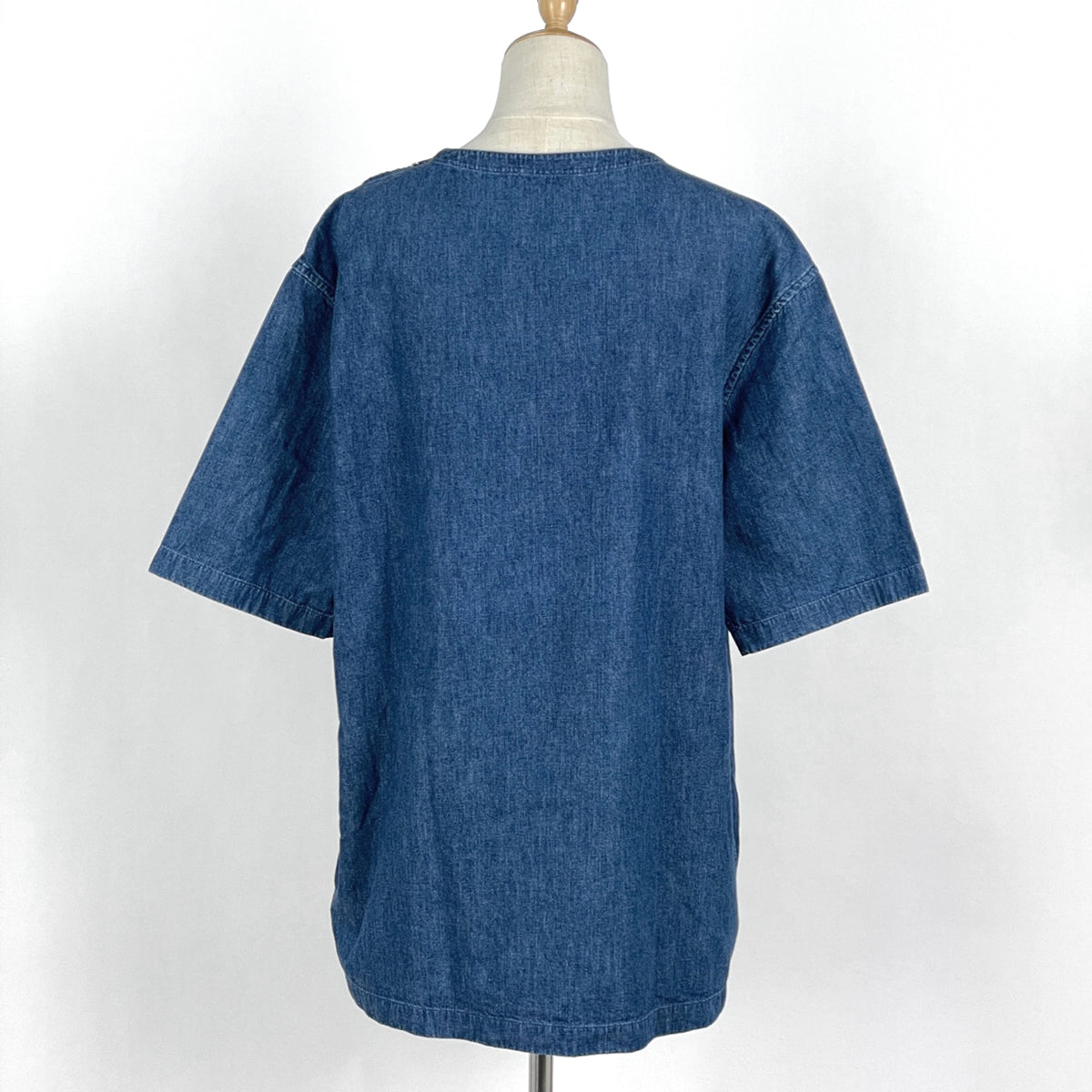 バイセル公式】エルメス ポケット デニム シャツ 半袖 トップス デニム