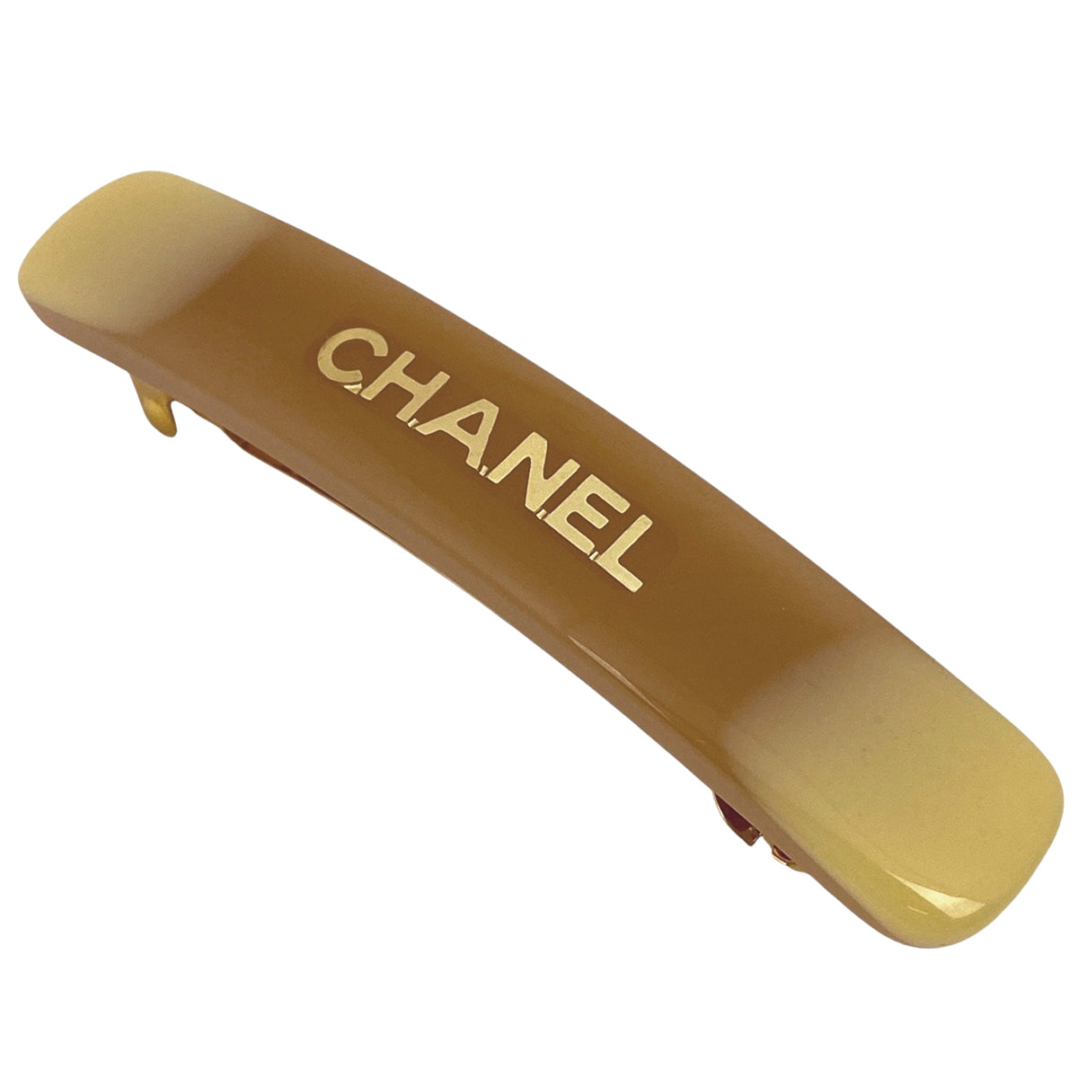 バイセル公式】シャネル ロゴ バレッタ 髪留め 髪飾り バレッタ