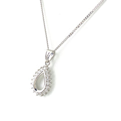 メレダイヤ デザインネックレス プラチナ ペンダント ネックレス Pt900 Pt850 ダイヤモンド レディース 【中古】nbjwl