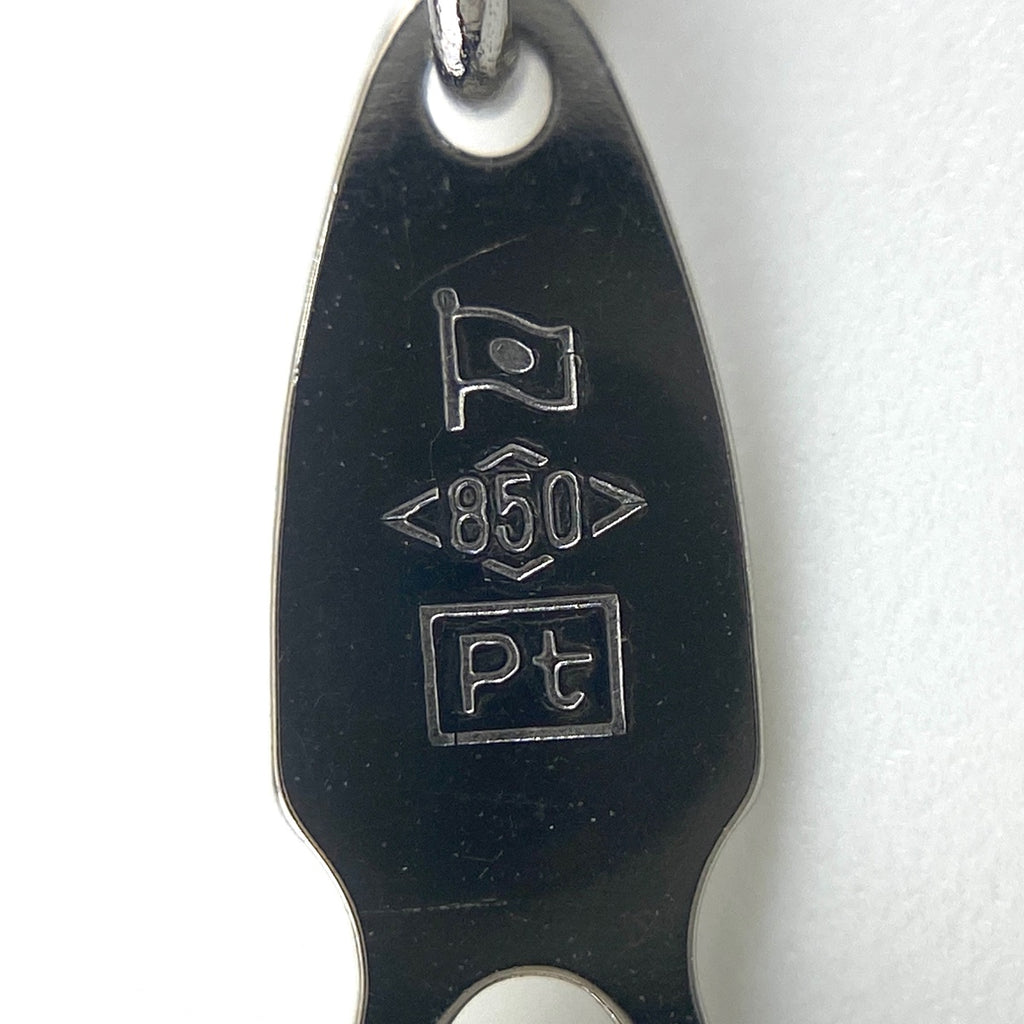 メレダイヤ デザインネックレス プラチナ ペンダント ネックレス Pt900 Pt850 ダイヤモンド レディース 【中古】nbjwl