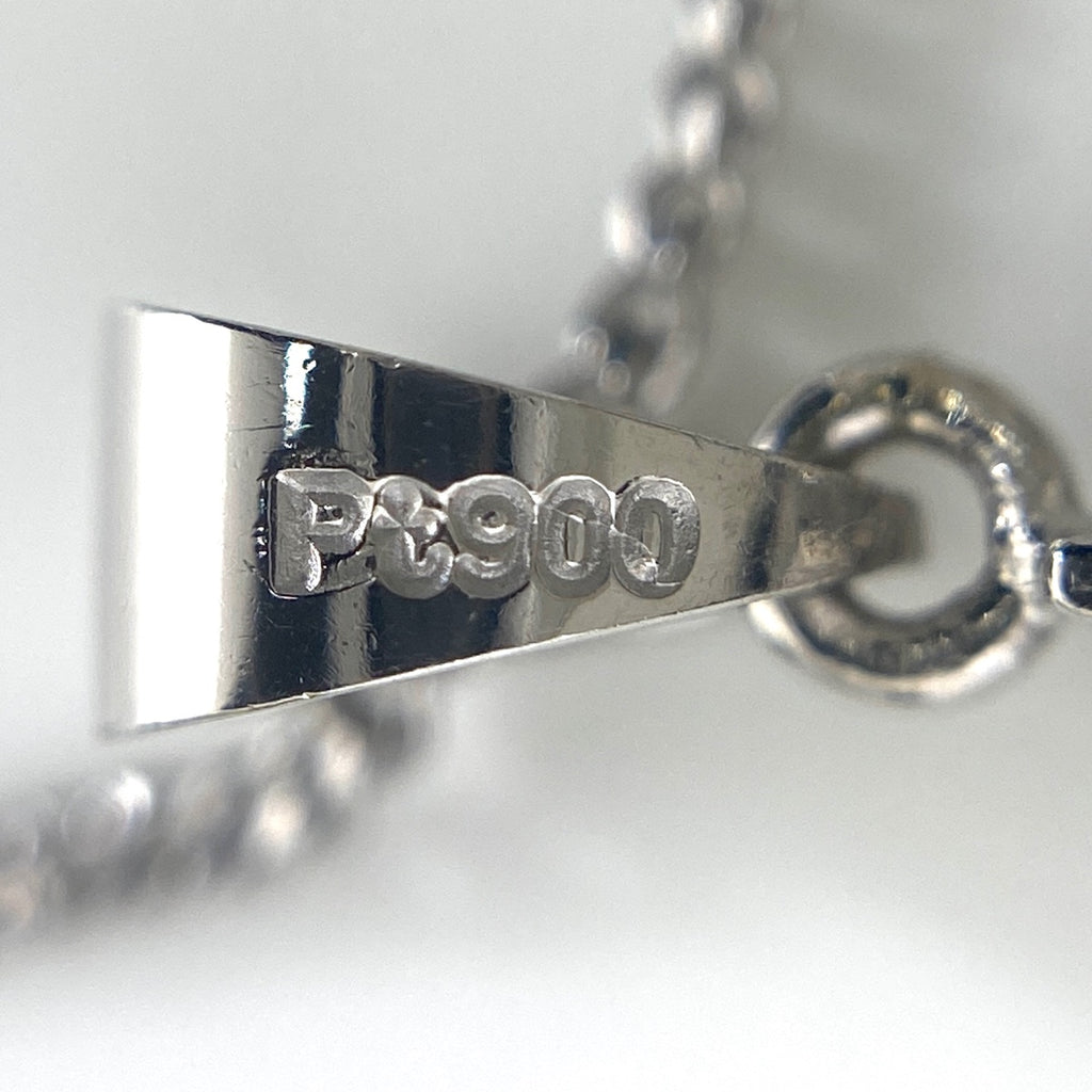 メレダイヤ デザインネックレス プラチナ ペンダント ネックレス Pt900 Pt850 ダイヤモンド レディース 【中古】nbjwl