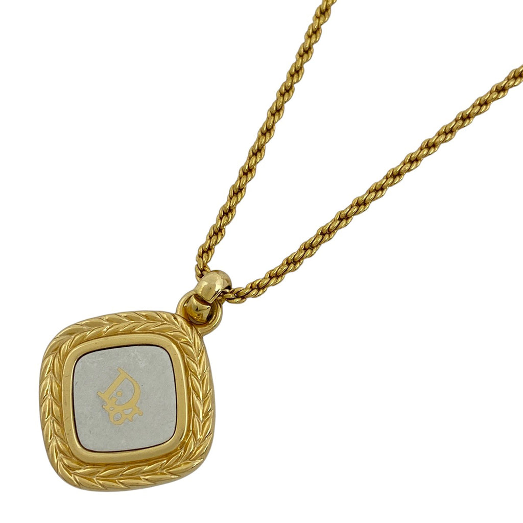 クリスチャンディオール ロゴ ネックレス ネックレス GP ゴールド レディース 【中古】bracc