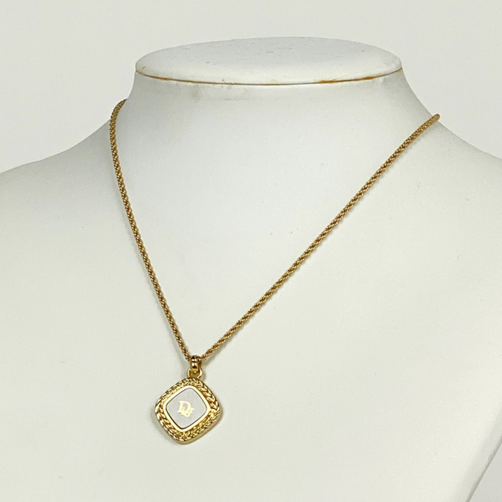 クリスチャンディオール ロゴ ネックレス ネックレス GP ゴールド レディース 【中古】bracc
