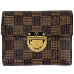 ルイ・ヴィトン ポルトフォイユ コアラ 三つ折り 三つ折り財布 ダミエ ブラウン N60005 レディース 【中古】brbag
