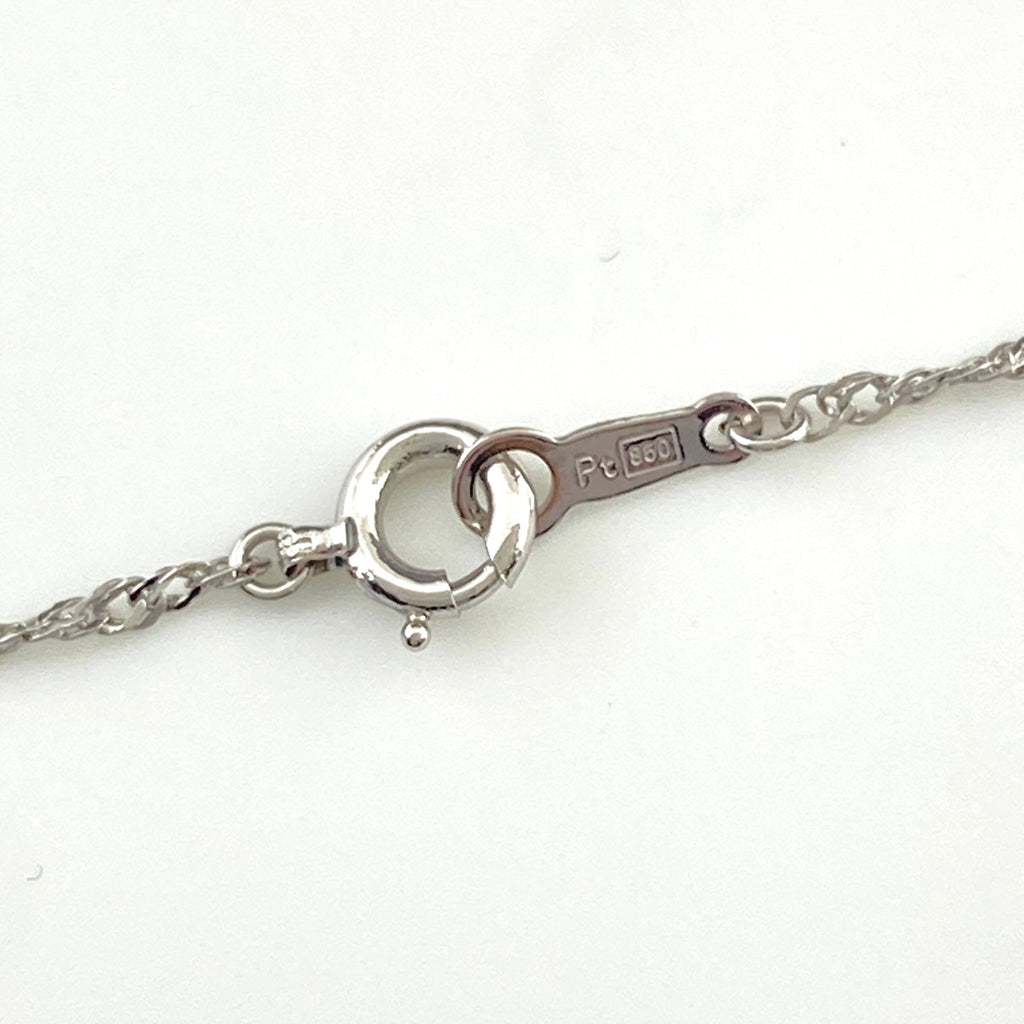 メレダイヤ デザインネックレス プラチナ ペンダント ネックレス Pt900 Pt850 ダイヤモンド レディース 【中古】nbjwl