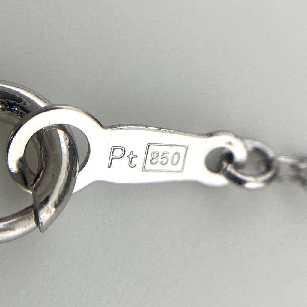 メレダイヤ デザインネックレス プラチナ ペンダント ネックレス Pt900 Pt850 ダイヤモンド レディース 【中古】nbjwl