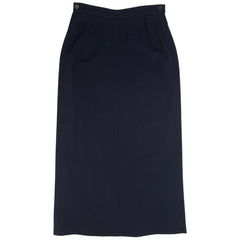 エルメス ロング タイトスカート マルジェラ期 サイドジップ Hボタン ボトムス スカート ブラック レディース 【中古】brapp