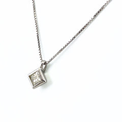 メレダイヤ デザインネックレス プラチナ ペンダント ネックレス Pt900 Pt850 ダイヤモンド レディース 【中古】nbjwl