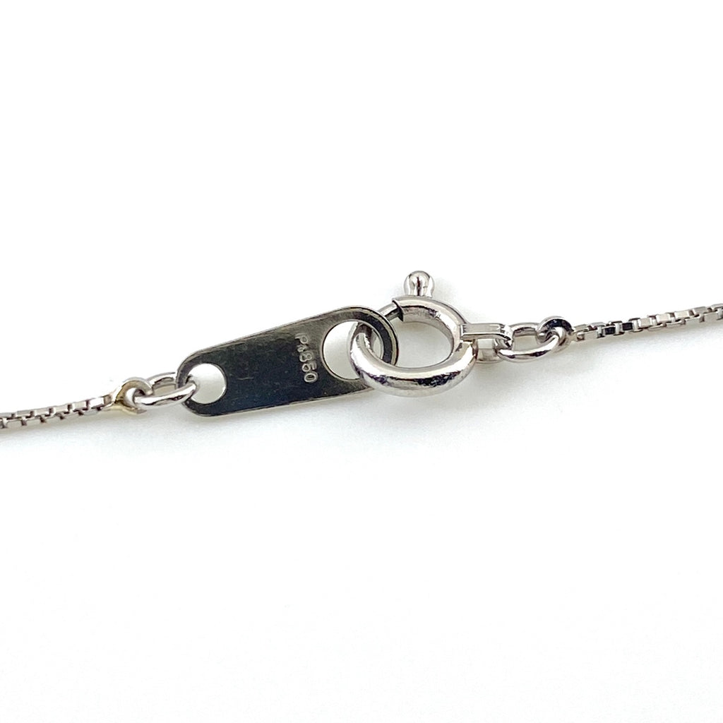 メレダイヤ デザインネックレス プラチナ ペンダント ネックレス Pt900 Pt850 ダイヤモンド レディース 【中古】nbjwl