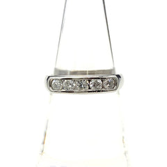 メレダイヤ デザインリング プラチナ 指輪 リング 12.5号 Pt900 ダイヤモンド レディース 【中古】nbjwl