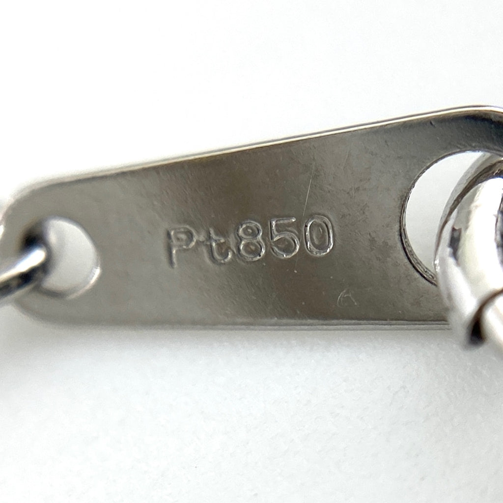 メレダイヤ デザインネックレス プラチナ ペンダント スイング ネックレス Pt900 Pt850 ダイヤモンド レディース 【中古】nbjwl
