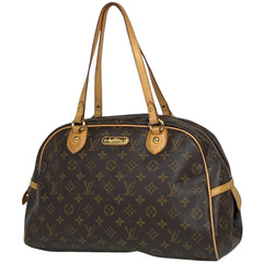 ルイ・ヴィトン モントルグイユ GM ハンドバッグ 手提げ ショルダーバッグ モノグラム ブラウン M95566 レディース 【中古】brbag