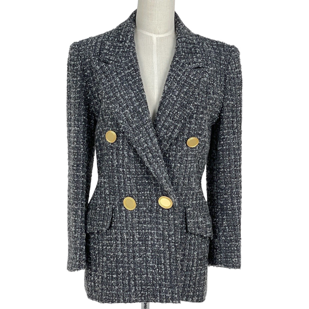 激レア❤️クリスチャンディオール　ディオール　セットアップ　ツイード　ノーカラー 激レア❤️クリスチャンディオール ディオール セットアップ