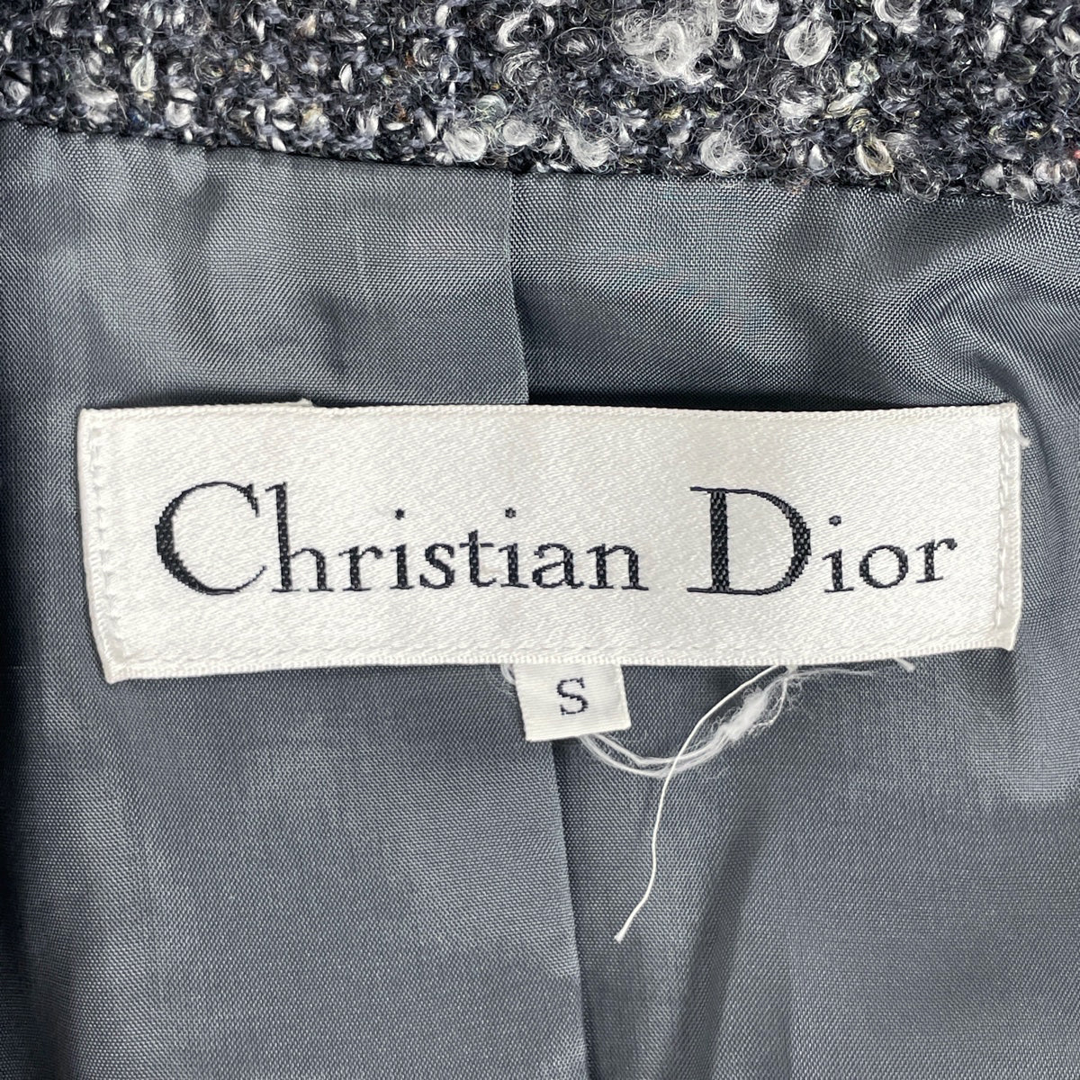極美品 ✨Vintage クリスチャンディオール ジャケット ツイード ウール紫 DIOR】ディオールを纏うセレブリティ＠秋冬 2022-2023