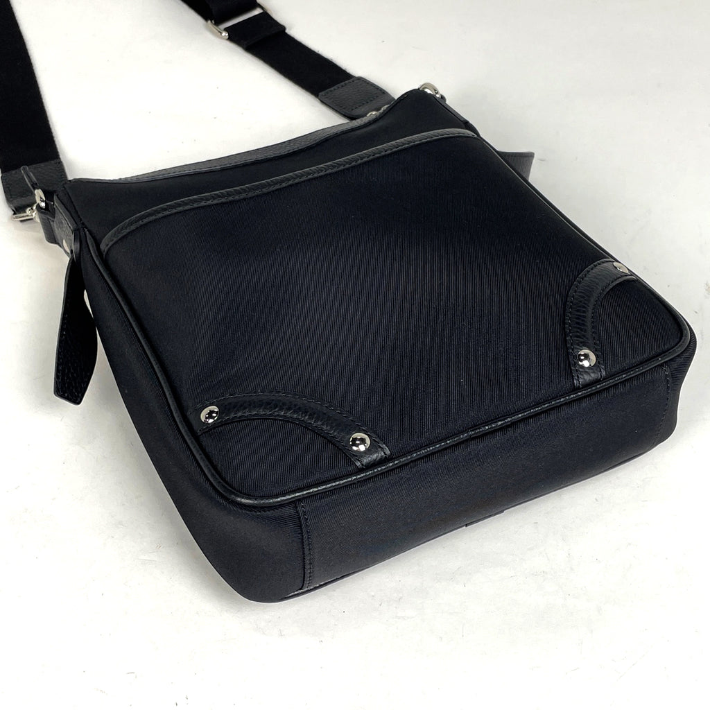 バーバリー チェック柄 ショルダーバッグ ナイロン ブラック ベージュ レッド レディース 【中古】brbag
