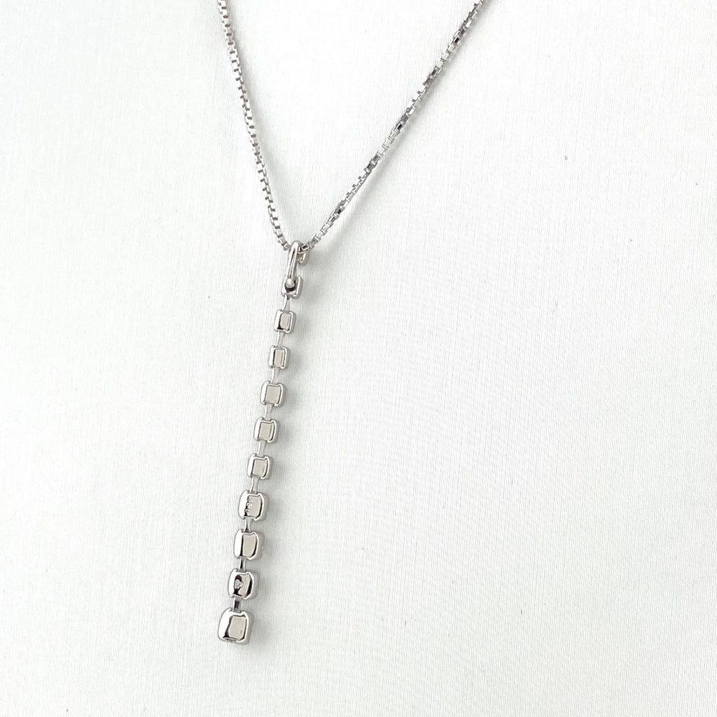 メレダイヤ デザインネックレス プラチナ ペンダント ネックレス Pt850 ダイヤモンド レディース 【中古】nbjwl