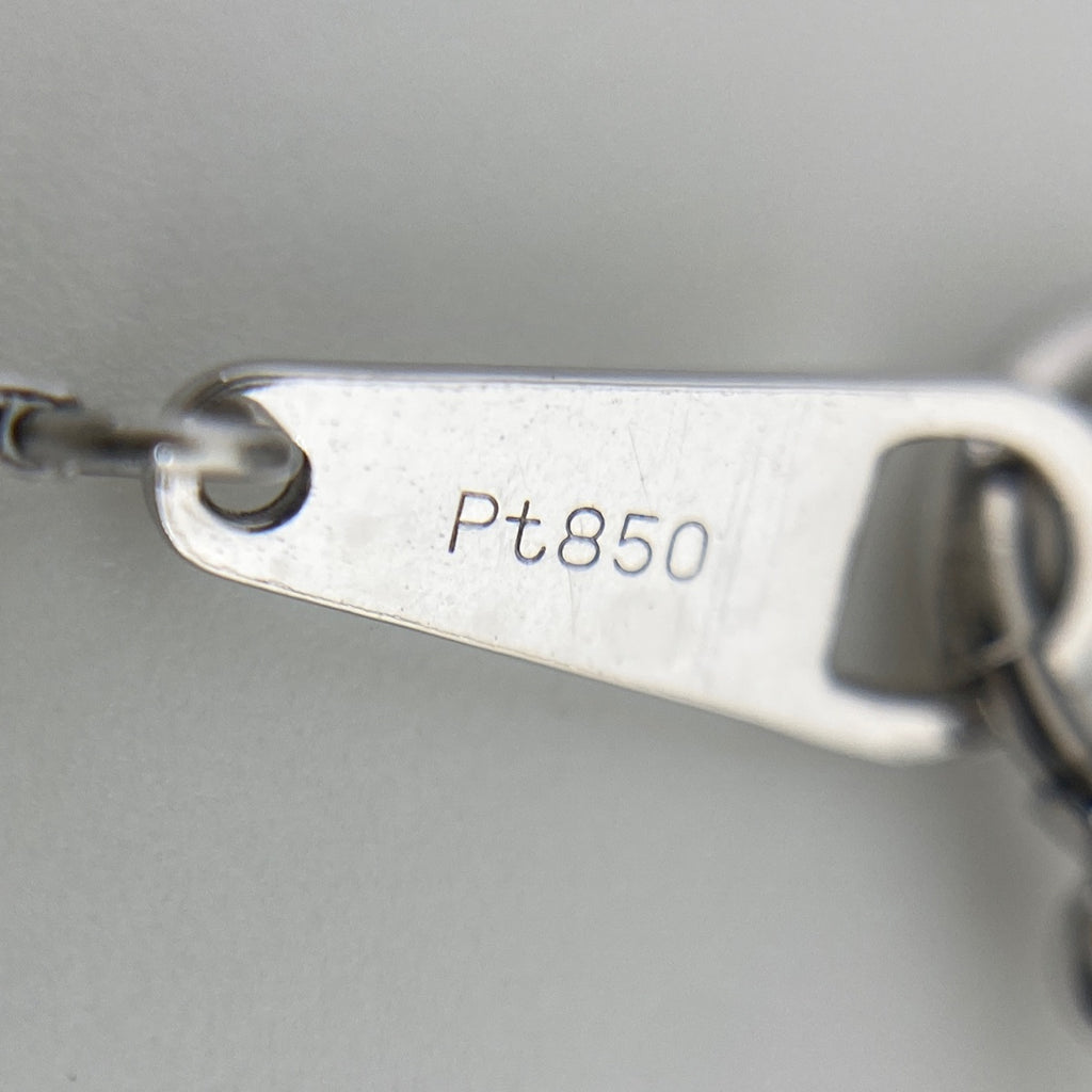 メレダイヤ デザインネックレス プラチナ ペンダント ネックレス Pt850 ダイヤモンド レディース 【中古】nbjwl