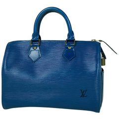 ルイ・ヴィトン スピーディ 25 通勤 通学 手提げ ハンドバッグ エピ トレドブルー M43015 レディース 【中古】brbag