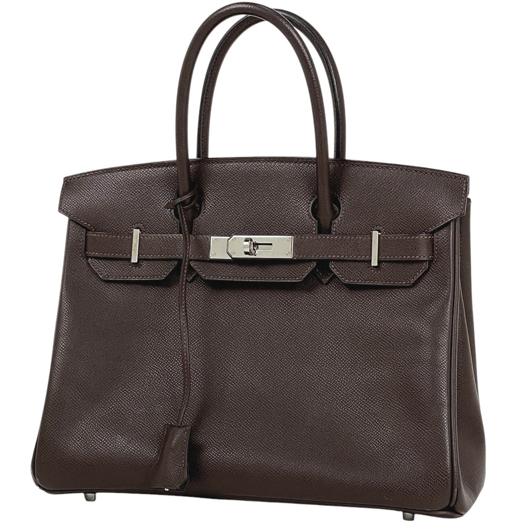 エルメス バーキン 30 ハンドバッグ ヴォーエプソン ショコラ □L レディース 【中古】brbag
