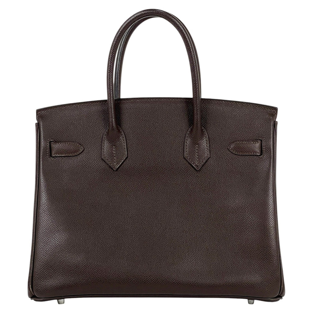 エルメス バーキン 30 ハンドバッグ ヴォーエプソン ショコラ □L レディース 【中古】brbag