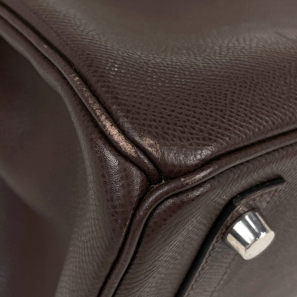 エルメス バーキン 30 ハンドバッグ ヴォーエプソン ショコラ □L レディース 【中古】brbag