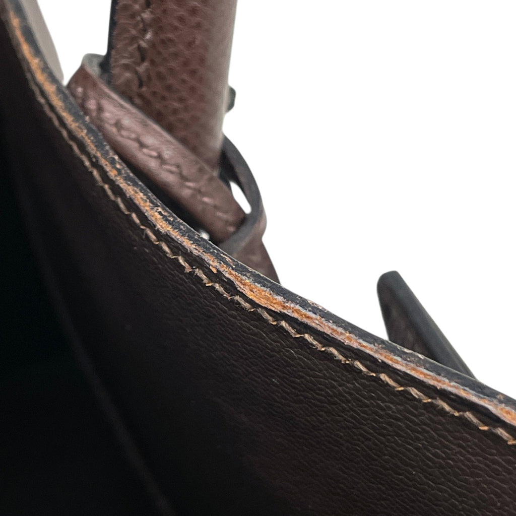 エルメス バーキン 30 ハンドバッグ ヴォーエプソン ショコラ □L レディース 【中古】brbag