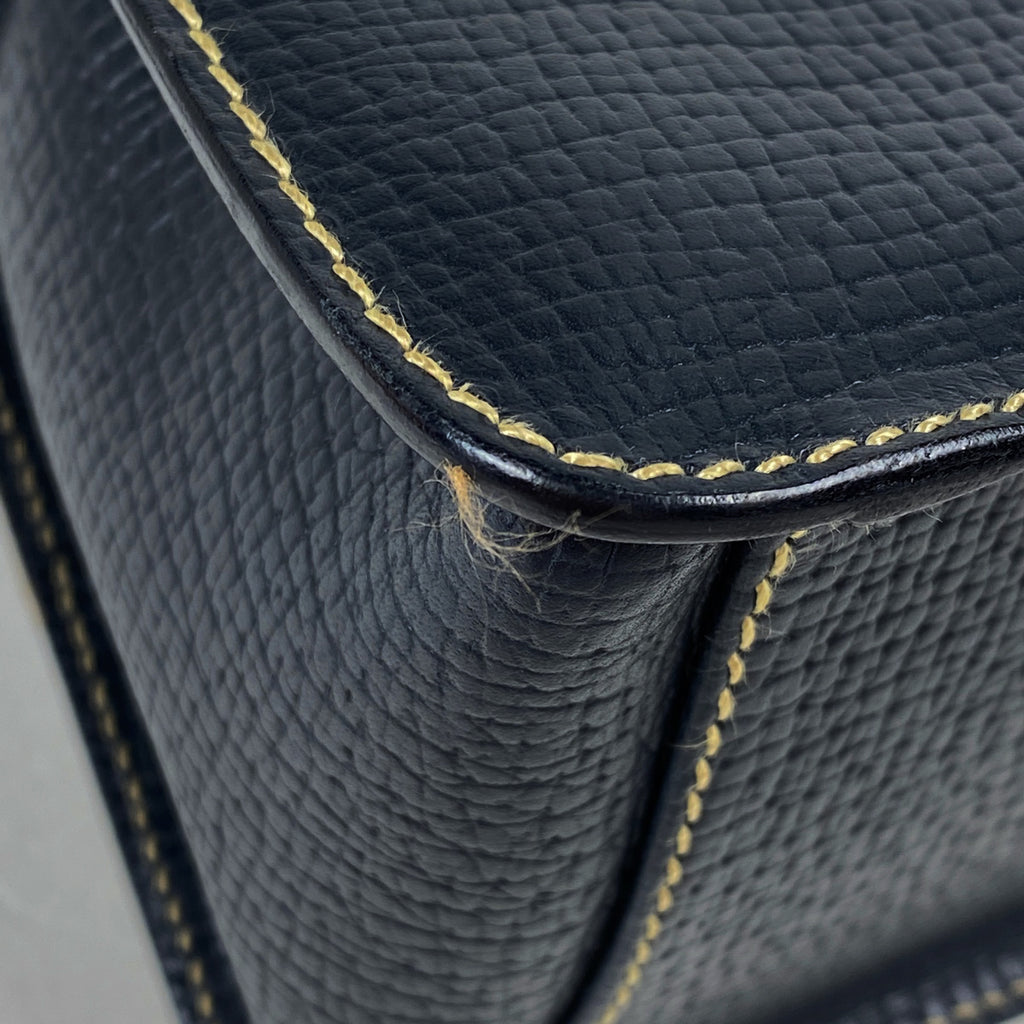 ロエベ トグル ショルダーバッグ 斜め掛け ショルダーバッグ レザー ネイビー　 レディース 【中古】brbag