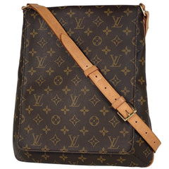 ルイ・ヴィトン ミュゼット 斜め掛け ショルダーバッグ モノグラム ブラウン M51256 レディース 【中古】brbag