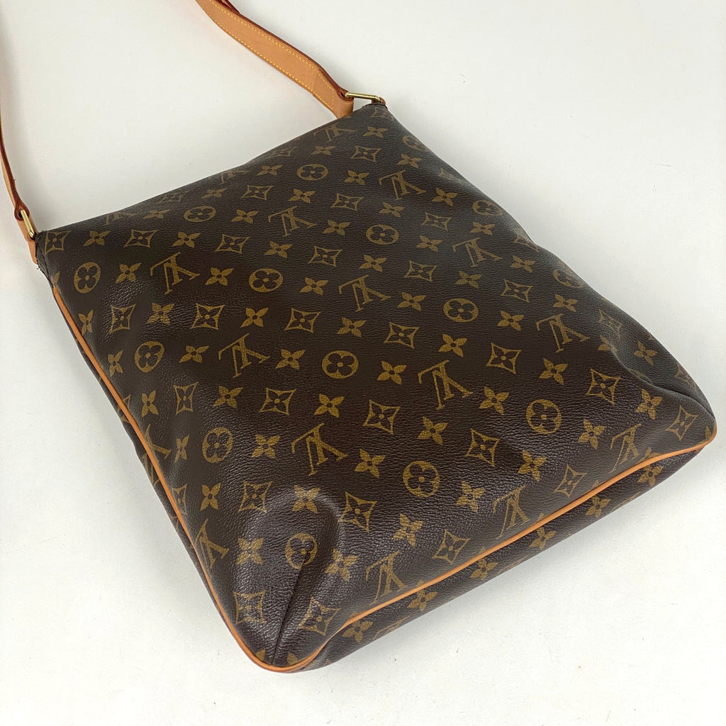 ルイ・ヴィトン ミュゼット 斜め掛け ショルダーバッグ モノグラム ブラウン M51256 レディース 【中古】brbag