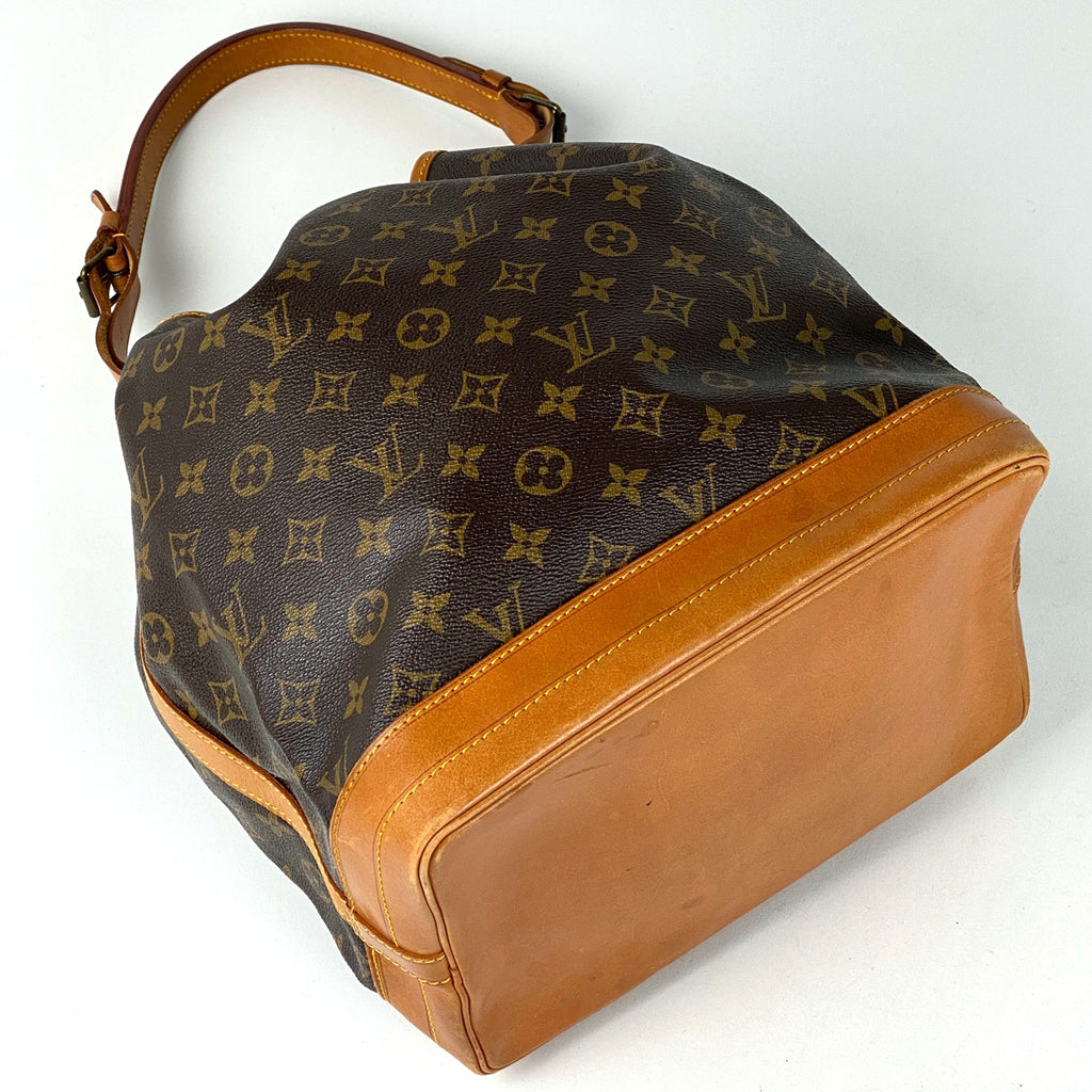 ルイ・ヴィトン ノエ ワンショルダー 肩掛け 巾着型 ショルダーバッグ モノグラム ブラウン M42224 レディース 【中古】brbag