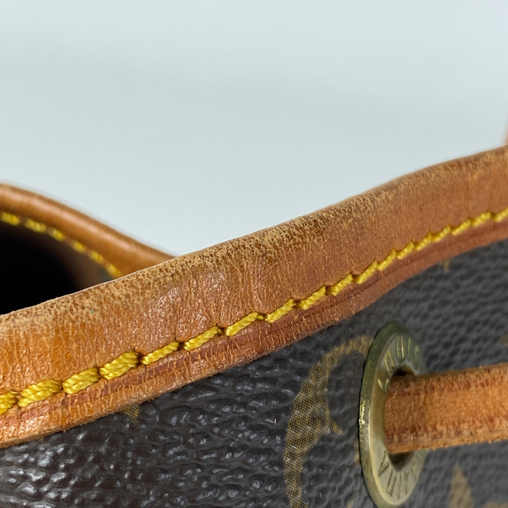 ルイ・ヴィトン ノエ ワンショルダー 肩掛け 巾着型 ショルダーバッグ モノグラム ブラウン M42224 レディース 【中古】brbag